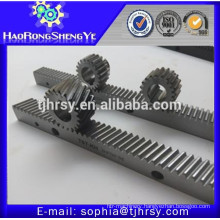 Helical tooth gear rack